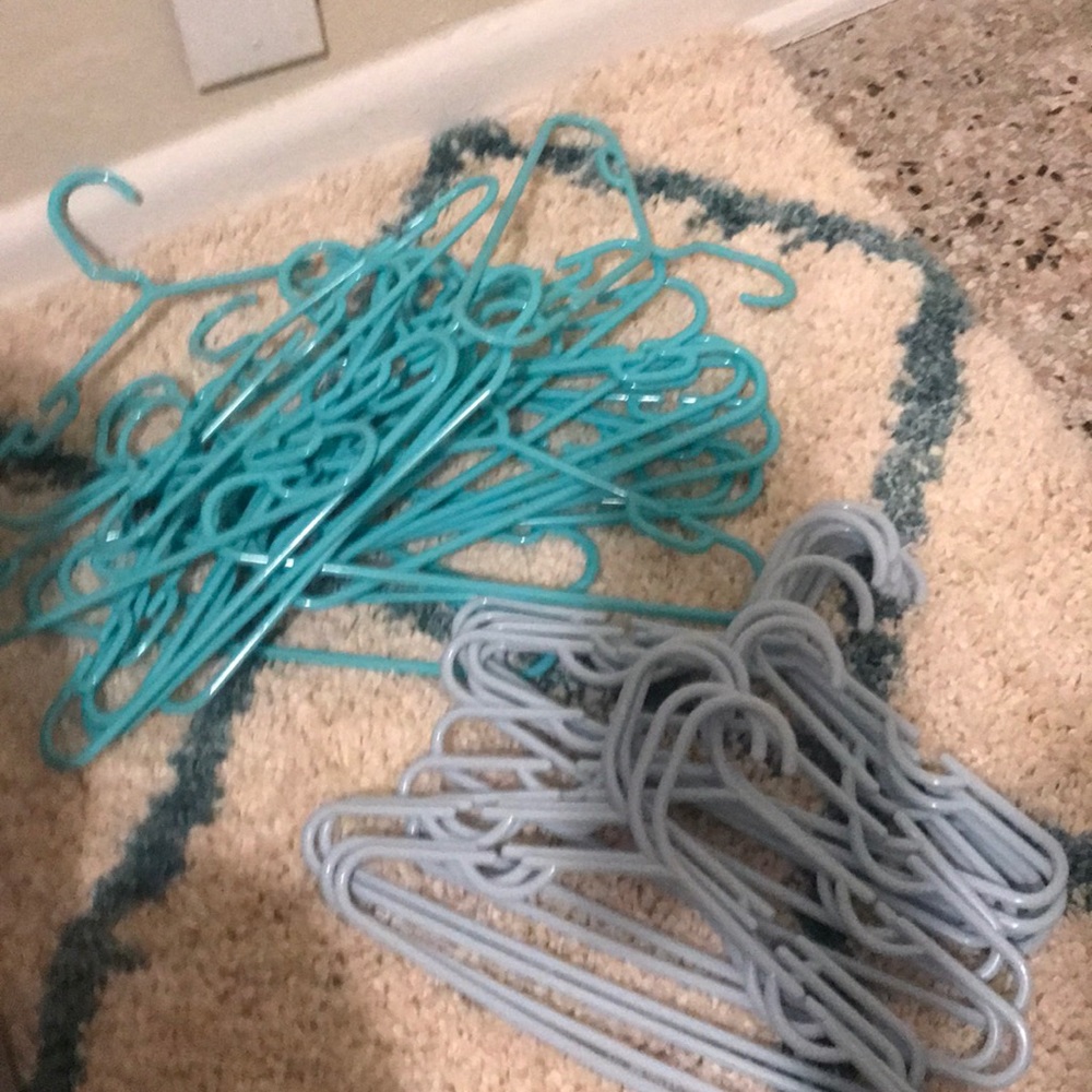 Set of 35 baby hangers